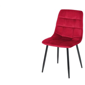 Esszimmerstuhl Clark | rot | 45 cm | 83 cm |