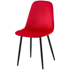 Esszimmerstuhl Clemens | rot | 44 cm | 88 cm |