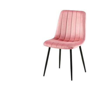 Esszimmerstuhl Connor | rosa/pink | 45 cm | 88 cm |
