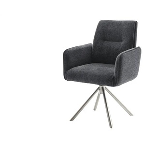 Esszimmerstuhl  Delane ¦ grau ¦ Maße (cm): B: 59 H: 92 T: 65.0