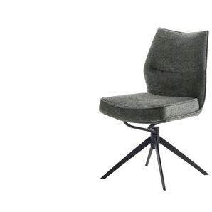 Esszimmerstuhl drehbar Eno ¦ grün ¦ Maße (cm): B: 49 H: 91 T: 65.0