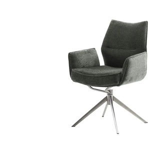 Esszimmerstuhl drehbar Eno ¦ grün ¦ Maße (cm): B: 64 H: 91 T: 65.0