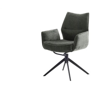 Esszimmerstuhl drehbar Eno ¦ grün ¦ Maße (cm): B: 64 H: 91 T: 65.0