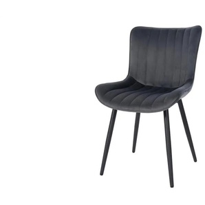 Esszimmerstuhl  Cesar ¦ grau ¦ Maße (cm): B: 50 H: 81