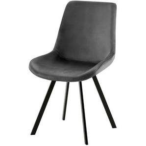 Esszimmerstuhl  Corvin ¦ grau ¦ Maße (cm): B: 53 H: 89
