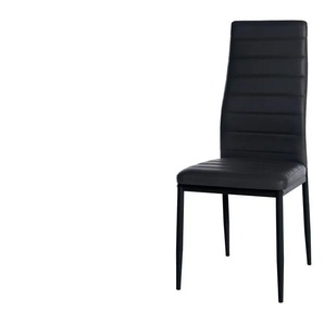 Esszimmerstuhl Kunstleder Mayfair ¦ schwarz ¦ Maße (cm): B: 41,5 H: 99