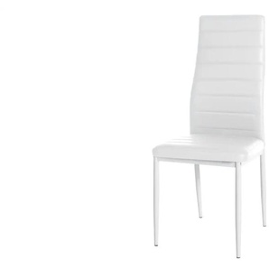 Esszimmerstuhl Kunstleder Mayfair ¦ weiß ¦ Maße (cm): B: 41,5 H: 99