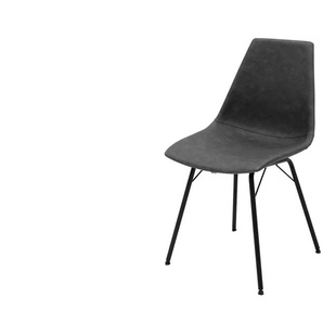 Esszimmerstuhl  Lacil ¦ schwarz ¦ Maße (cm): B: 46,5 H: 84 T: 50.0