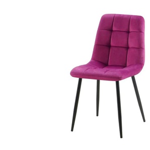 Esszimmerstuhl  Antibes ¦ lila/violett ¦ Maße (cm): B: 45 H: 84