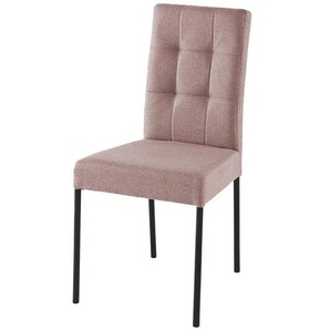 Esszimmerstuhl  Nanda ¦ rosa/pink ¦ Maße (cm): B: 61 H: 91 T: 46.0