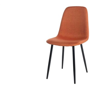 Esszimmerstuhl - orange - Materialmix - 44 cm - 88 cm | Möbel Kraft