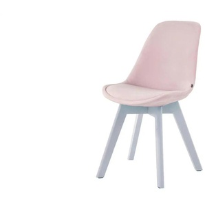 Esszimmerstuhl  Borneo ¦ rosa/pink ¦ Maße (cm): B: 48 H: 84