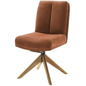 Esszimmerstuhl - rot - Materialmix - 48 cm - 91 cm - cm 65,0 | Möbel Kraft