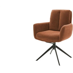 Esszimmerstuhl - rot - Materialmix - 64 cm - 91 cm - cm 65,0 | Möbel Kraft