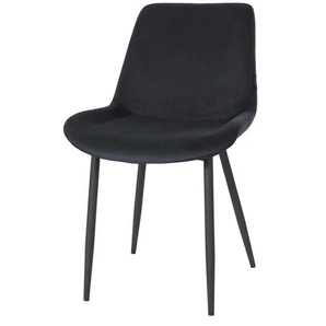 Esszimmerstuhl  Victoria ¦ schwarz ¦ Maße (cm): B: 51 H: 80