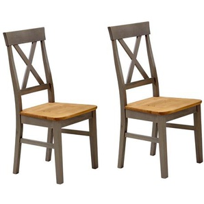 Esszimmerstuhl-Set Kelly aus Massivholz