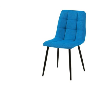 Esszimmerstuhl - türkis/petrol - Materialmix - 45 cm - 83 cm | Möbel Kraft