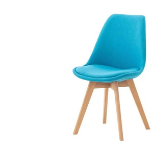 Esszimmerstuhl - türkis/petrol - Materialmix - 49 cm - 83 cm | Möbel Kraft
