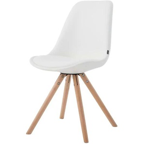 Esszimmerstuhl  Laval ¦ weiß ¦ Maße (cm): B: 48 H: 84