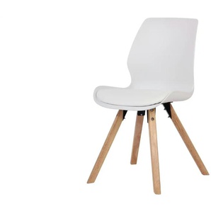 Esszimmerstuhl Luna ¦ weiß ¦ Maße (cm): B: 48 H: 87