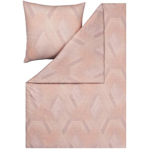 Estella Bettwäsche Atelier, Altrosa, Textil, Graphik, 200 cm, Textiles Vertrauen - Oeko-Tex®, Schlaftextilien, Bettwäsche, Bettwäsche, Jersey-Bettwäsche