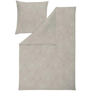 Estella Bettwäsche Atelier, Beige, Textil, Graphik, 135x200 cm, Textiles Vertrauen - Oeko-Tex®, hautfreundlich, Schlaftextilien, Bettwäsche,