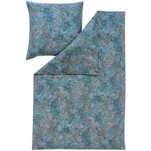 Estella Bettwäsche Atelier, Blau, Textil, Paisley, 135 cm, Textiles Vertrauen - Oeko-Tex®, Schlaftextilien, Bettwäsche, Bettwäsche, Flanell-Bettwäsche