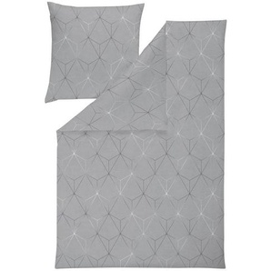 Estella Bettwäsche Atelier, Silber, Textil, Graphik, 135x200 cm, Textiles Vertrauen - Oeko-Tex®, hautfreundlich, Schlaftextilien, Bettwäsche,