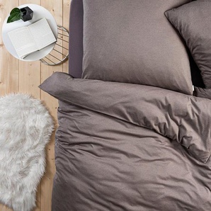 Estella Bettwäsche TAKOMA, Mako-Interlock-Jersey, 2 teilig, ABSOLUT BÜGELFREI