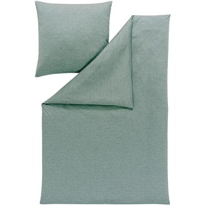 Estella Bettwäsche Takoma, Mintgrün, Textil, Uni, 135x200 cm, Oeko-Tex® Standard 100, hautfreundlich, weiche und anschmiegsame Oberfläche, bügelfrei,