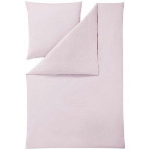 Estella Bettwäsche Takoma, Rosa, Textil, meliert, 155 cm, Oeko-Tex® Standard 100, bügelfrei, atmungsaktiv, hautfreundlich, weiche und anschmiegsame Oberfläche, Schlaftextilien, Bettwäsche, Bettwäsche, Jersey-Bettwäsche