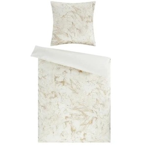 ESTELLA Mako-Satin-Bettwäsche  Raphael ¦ creme ¦ Maße (cm): B: 135