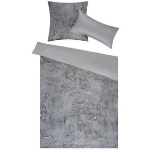 ESTELLA Mako-Satin-Bettwäsche Raphael - grau - Materialmix - 135 cm | Möbel Kraft