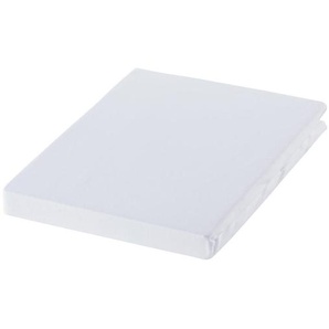 Estella Spannbetttuch , Weiß , Textil , 150 cm , Textiles Vertrauen - Oeko-Tex®, Hohenstein , bügelfrei, für Wasserbetten geeignet , Schlaftextilien, Bettwäsche, Spannbettlaken