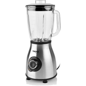ETA Standmixer TWIXER ETA601190000 Zerkleinerer Glasbehälter, voreingestellte Programme silberfarben (edelstahlfarben) Standmixer