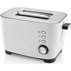 ETA Toaster Ronny ETA316690000 weiß, in einem edlen Design und 7 Bräunungsstufen weiß (altsilberfarben, weiß, schwarz) 2-Scheiben-Toaster