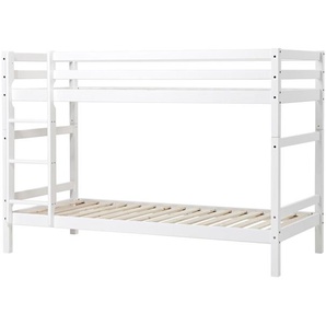 Hoppekids Etagenbett »Dream« - Weiß - Massivholz -