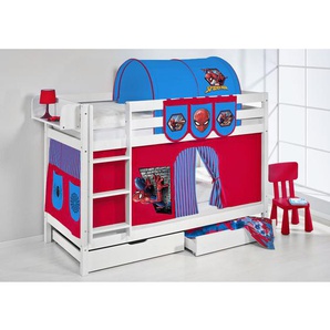Etagenbett Spiderman 90 x 200cm Weiß