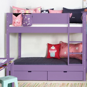 Etagenbett Kids Town Color, violett, 90x200 cm