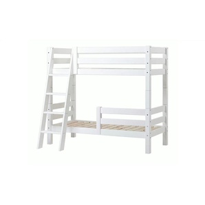 Hoppekids Etagenbett  ECO Luxury ¦ weiß ¦ Maße (cm): B: 117 H: 150