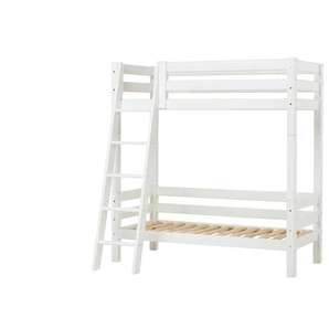 Hoppekids Etagenbett  ECO Luxury ¦ weiß ¦ Maße (cm): B: 124 H: 177
