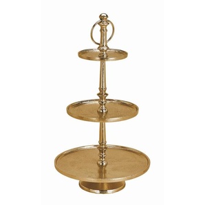 Etagere, Metall, 55 cm, Tragegriff, zerlegbar, Tischkultur & Servieren, Etageren