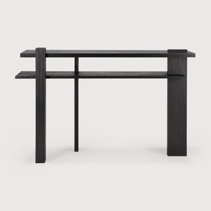 Ethnicraft Abstract Konsole Teakholz Schwarz 133x41 cm