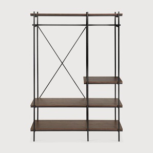 Ethnicraft Oscar Hängeregal Teak Braun 140x51x197 cm