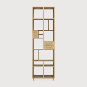 Ethnicraft Pirouette Indoor Regal Eichenholz 60x30x200 cm