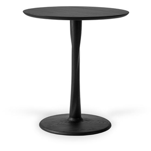 Ethnicraft Torsion Indoor Tisch Eichenholz Rund Schwarz