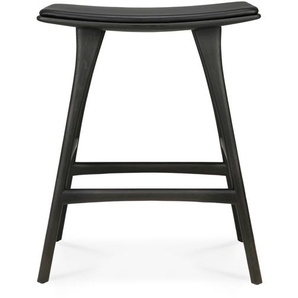Ethnictaft Osso Tresenhocker schwarz