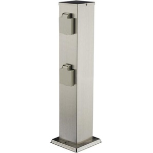 ETT - Heitronic 35461 Gartensteckdose Edelstahl erhöhter Berührungsschutz