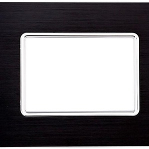 Ettroit Mt86302 Aluminiumplatte Solar Serie 3p, Farbe Schwarz, Kompatibel Mit Bticino Matix