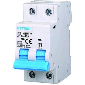 Ettroit Photovoltaischer Magnetischer Thermoschalter 2p Dc 500v 40a 6ka Belegt 2 Din-Module  Jx6240